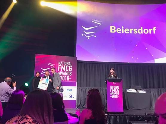 Beiersdorf Win Branded Supplier of The Year Checkout 2018 Award